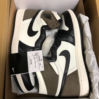 ナイキ(NIKE)の27 NIKE AIR JORDAN 1 HIGH OG DARK MOCHA (スニーカー)