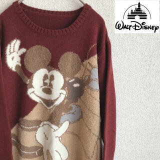 ディズニー(Disney)の90s Mickey ニット　セーター　ディズニー　ミッキー 90's(ニット/セーター)