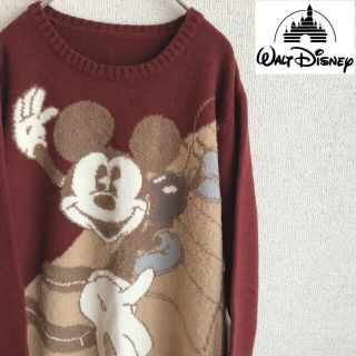 ディズニー(Disney)の90s Mickey ニット　セーター　ディズニー　ミッキー 90's(ニット/セーター)