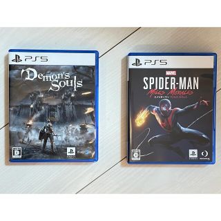PS5 スパイダーマン(通常版)　＋　デモンズソウル(家庭用ゲームソフト)