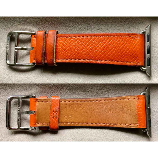 レア絶版Apple Watch HERMES ドゥブルトゥール レザーストラップ