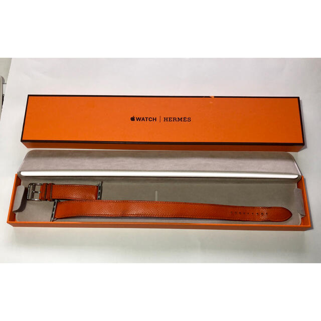 レア絶版Apple Watch HERMES ドゥブルトゥール レザーストラップ