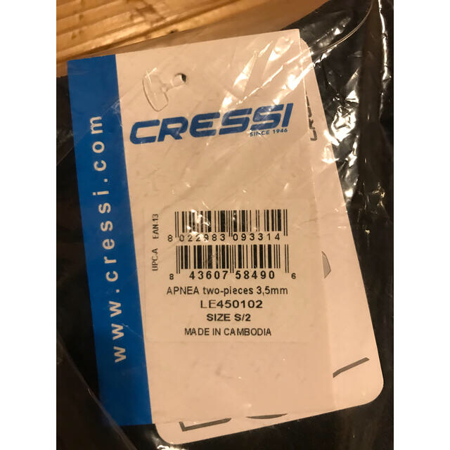 CRESSI-SUB(クレッシーサブ)のCRESSI クレッシー APNEA 3.5mm ウェットスーツ　スピア スポーツ/アウトドアのスポーツ/アウトドア その他(マリン/スイミング)の商品写真