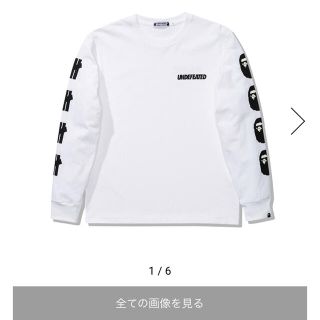 アベイシングエイプ(A BATHING APE)のBAPE X UNDFTD LONG SLEEVE TEE 2 ２枚セット(Tシャツ/カットソー(七分/長袖))