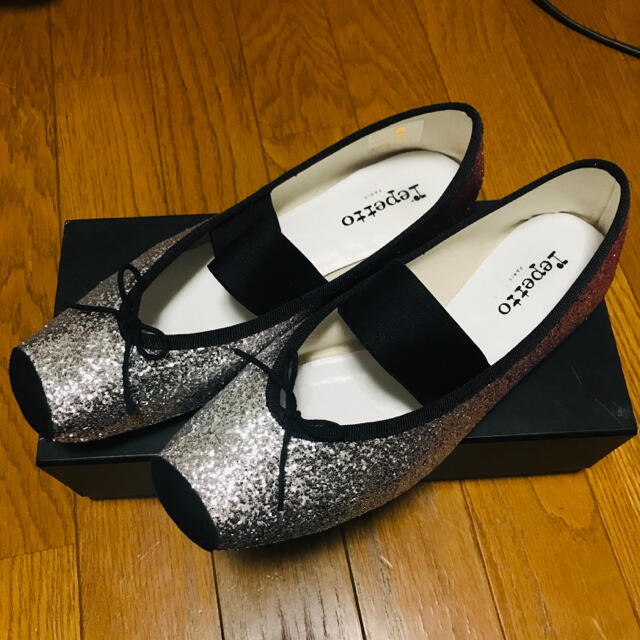 repetto Catherine Ballerinas 39.5 シルバー