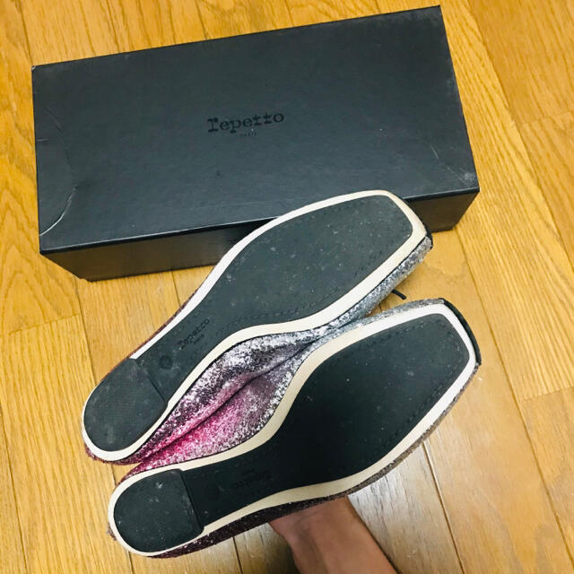 repetto(レペット)のrepetto Catherine Ballerinas 39.5 シルバー レディースの靴/シューズ(バレエシューズ)の商品写真