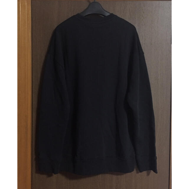 黒L新品 N°21 メンズ スウェット シャツ ヌメロヴェントゥーノ ブラック