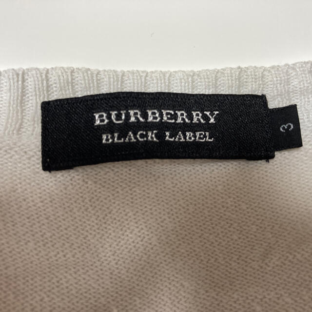 BURBERRY BLACK LABEL(バーバリーブラックレーベル)のバーバリーブラックレーベル　長袖ニット メンズのトップス(ニット/セーター)の商品写真