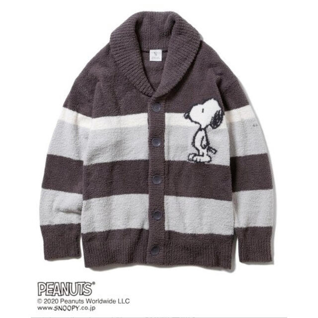 gelato pique - ジェラピケ スヌーピー L 新品 ボーダー カーディガン