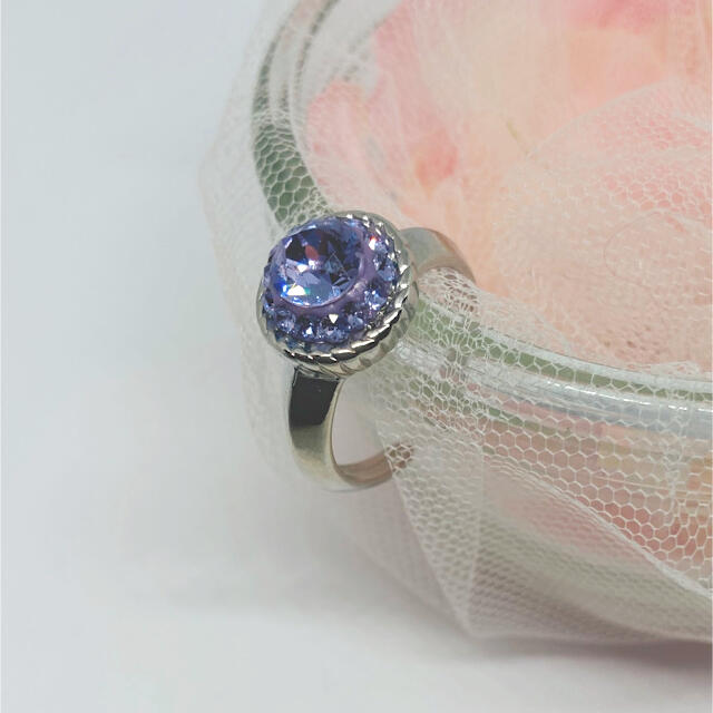 SWAROVSKI(スワロフスキー)のスワロフスキー紫リング レディースのアクセサリー(リング(指輪))の商品写真