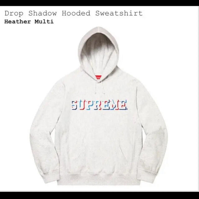 人気ブランドを Supreme - supreme Drop Shadow Hooded Sweatshirt パーカー