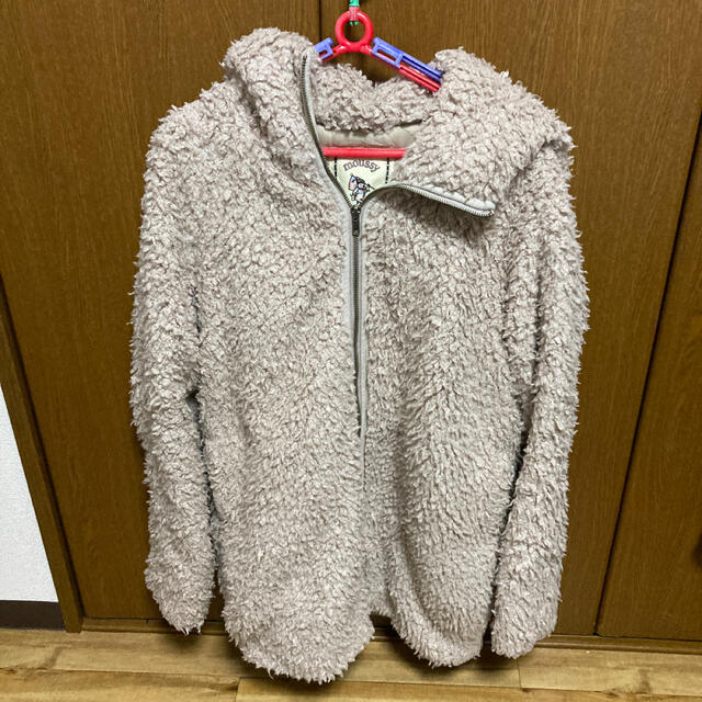 moussy(マウジー)のマウジー　レディースモコモコパーカージャケット　サイズ2 レディースのジャケット/アウター(ブルゾン)の商品写真