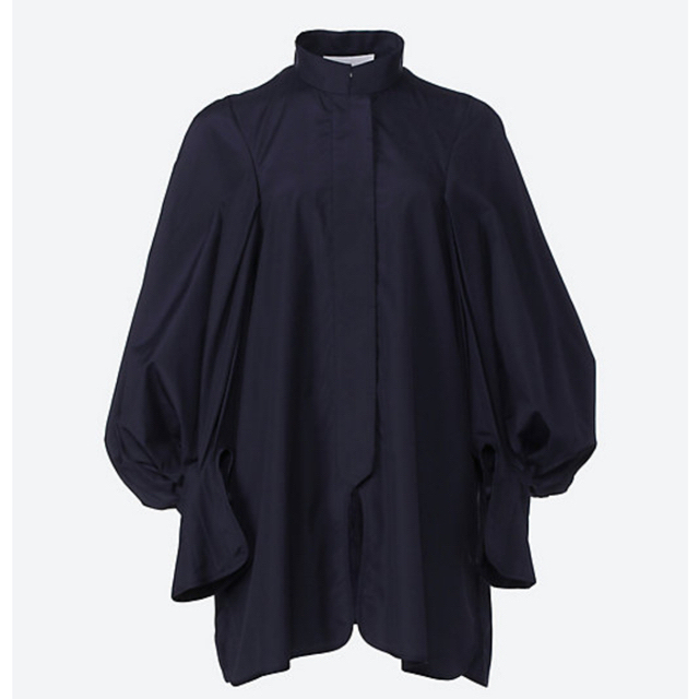 mame(マメ)のMame Kurogouchi Puff Sleeve Cotton Shirt レディースのトップス(シャツ/ブラウス(長袖/七分))の商品写真