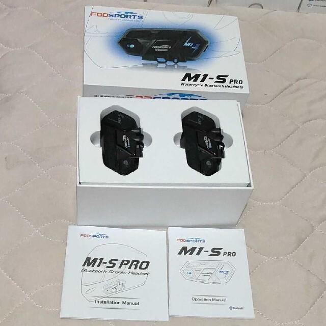 新品FODSPORTSバイクインカムM1-S Pro 2個セット