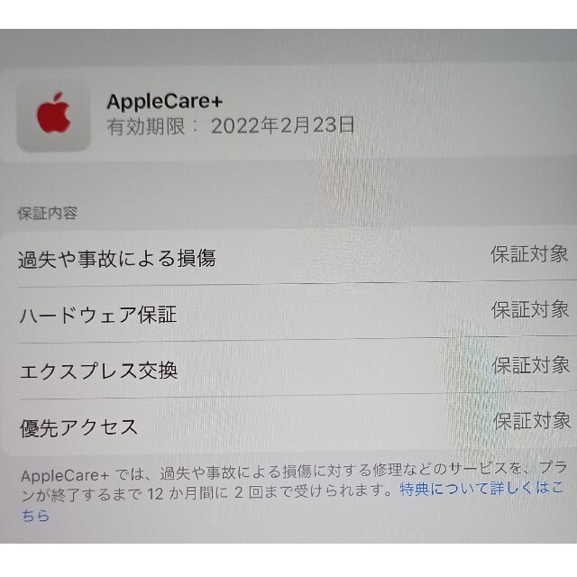 ほぼ未使用☆ iPadAir3 wifi64GB アップルケア付☆ 極美品 1