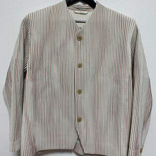 【美品】HOMME PLISSE ISSEY MIYAKE ノーカラージャケット