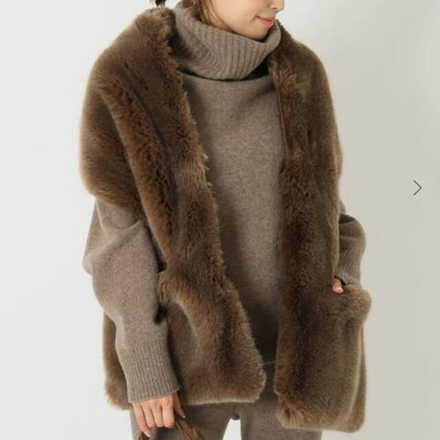 A POINT etc. Fake Fur Cape