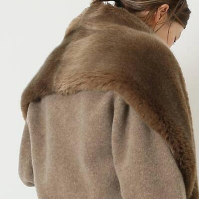 A POINT etc. Fake Fur Cape 2