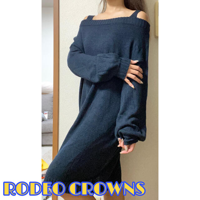 RODEO CROWNS(ロデオクラウンズ)の♡RODEO CROWNS/ニットワンピ/ワンピース♡ レディースのワンピース(ひざ丈ワンピース)の商品写真