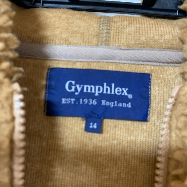 GYMPHLEX(ジムフレックス)のジムフレックス　GYMPHLEX フード付き　ボアベスト　キャメル レディースのトップス(ベスト/ジレ)の商品写真