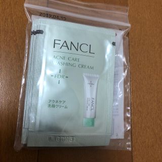 ファンケル(FANCL)のファンケル　アクネケア　洗顔クリームa 2g x 10包(洗顔料)