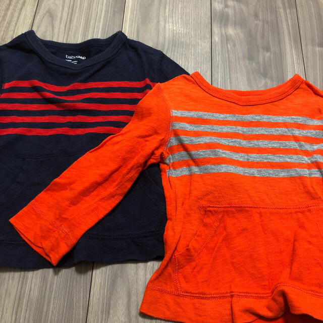 babyGAP(ベビーギャップ)の双子　お揃い キッズ/ベビー/マタニティのキッズ服男の子用(90cm~)(Tシャツ/カットソー)の商品写真