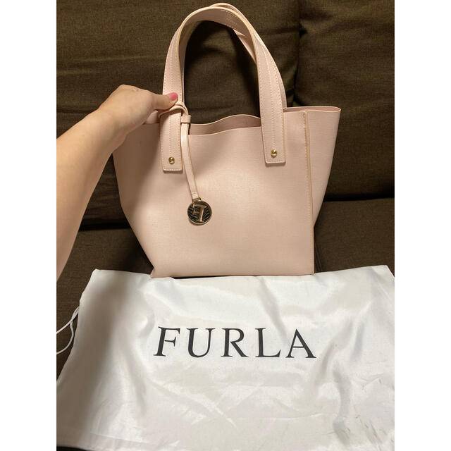 FURLA トートバッグ　ピンク