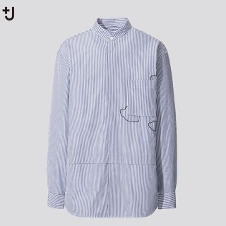 ユニクロ(UNIQLO)の新品未使用　＋j  スーピマコットンオーバーサイズシャツ(シャツ)