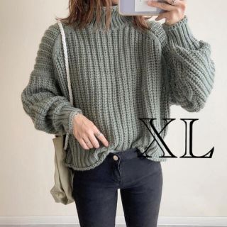 エイチアンドエム(H&M)のタイムセール　チャンキーニット　XL(ニット/セーター)