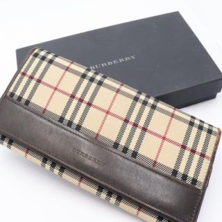 バーバリー(BURBERRY)の箱付☆ 正規品☆　Burberry チェック柄　長財布(折り財布)