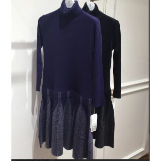 ランバンオンブルー(LANVIN en Bleu)の美品♡ランバンオンブルー  ワンピース(ひざ丈ワンピース)