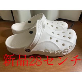 クロックス(crocs)の新品タグ付き　クロックス　バヤ　クロッグ　ホワイト(サンダル)