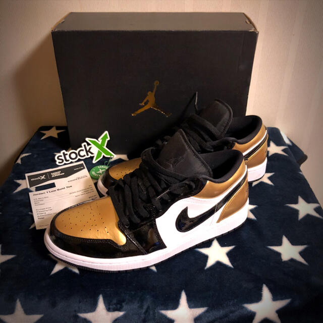 AIR JORDAN 1 LOW 'GOLD TOE' ゴールド