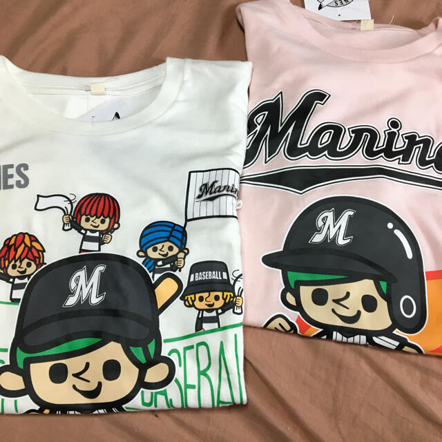 Mサイズ　千葉ロッテマリーンズ　Tシャツ　ロビンくん スポーツ/アウトドアの野球(応援グッズ)の商品写真