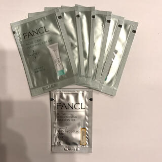 ファンケル(FANCL)のファンケル　アクネケア洗顔クリームとおまけの乳液セット(洗顔料)