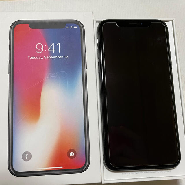 スマートフォン本体iPhoneX 本体　256GB SIMフリー