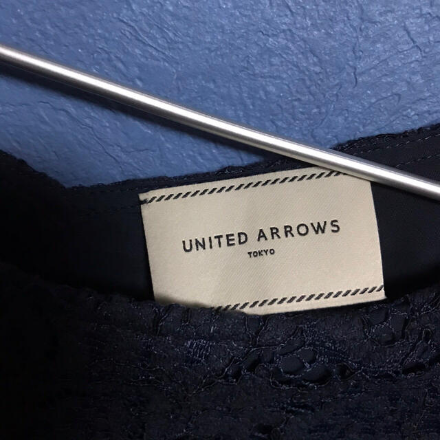 UNITED ARROWS(ユナイテッドアローズ)のUNITED ARROWS トップス　ブラック レディースのトップス(Tシャツ(半袖/袖なし))の商品写真