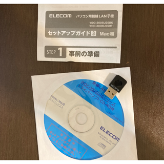 エレコム(ELECOM)のelecom 小型無線LAN子機 wdc300su2s(PC周辺機器)