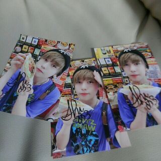 最終価格　しゅうめろ　深谷柊　サイン入り写真(アイドルグッズ)