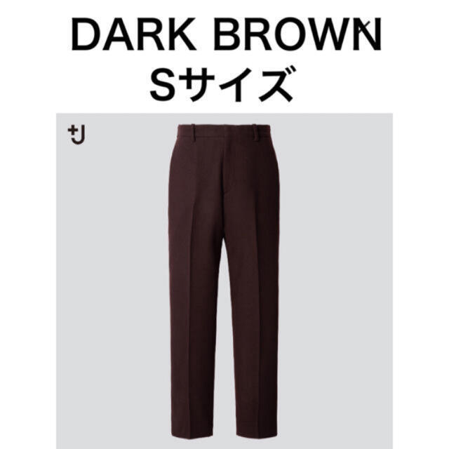 +j  ウールブレンドイージーパンツ ダークブラウン SサイズDARKBROWNフルジップセーター