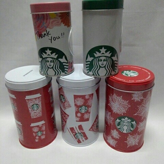 スターバックスコーヒー(Starbucks Coffee)の月間価格⤵STARBUCKSキャニスター缶5個set(容器)