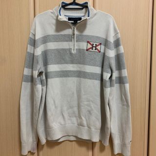 トミーヒルフィガー(TOMMY HILFIGER)のTOMMY HILFIGER トミーヒルフィガー　ハーフジップニット(ニット/セーター)