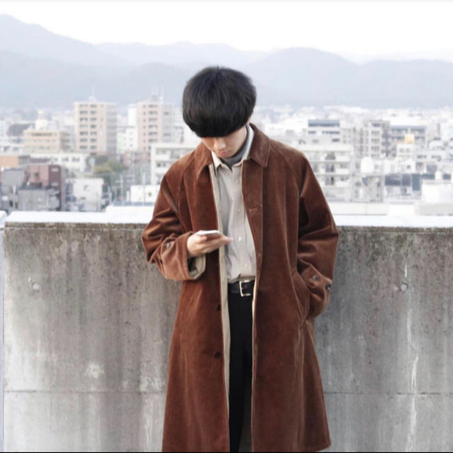 steven alan(スティーブンアラン)の8WALE CORDUROY REVER BALCOLLAR COAT メンズのジャケット/アウター(ステンカラーコート)の商品写真