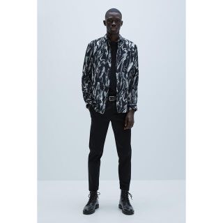 ザラ(ZARA)のZARA アブストラクトプリントシャツ(シャツ)