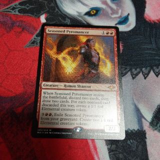 マジックザギャザリング(マジック：ザ・ギャザリング)のmtg 歴戦の紅蓮術士(シングルカード)