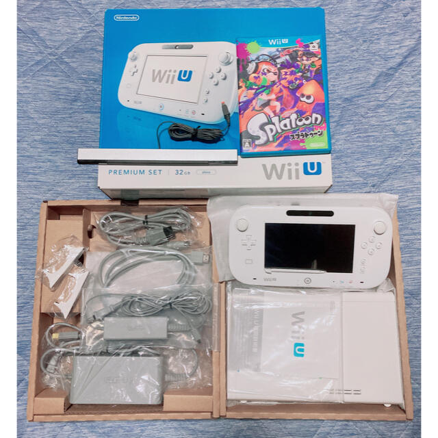 Nintendo Wii U プレミアムセット 本体，ソフト，センサーバーおまけ-