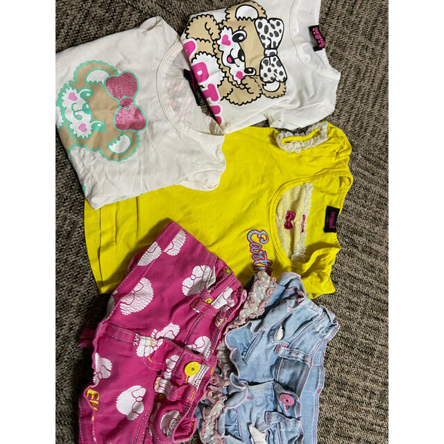 EARTHMAGIC(アースマジック)のアースマジック　５点セット キッズ/ベビー/マタニティのキッズ服女の子用(90cm~)(Tシャツ/カットソー)の商品写真