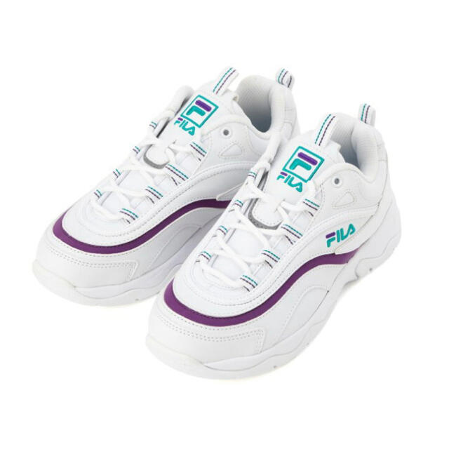 レディースFILAフィラ FILA RAY F51293252　WHT/VIOLET