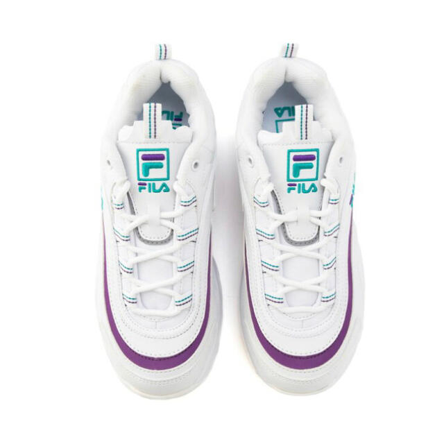 FILAフィラ FILA RAY F51293252　WHT/VIOLET  レディースの靴/シューズ(スニーカー)の商品写真