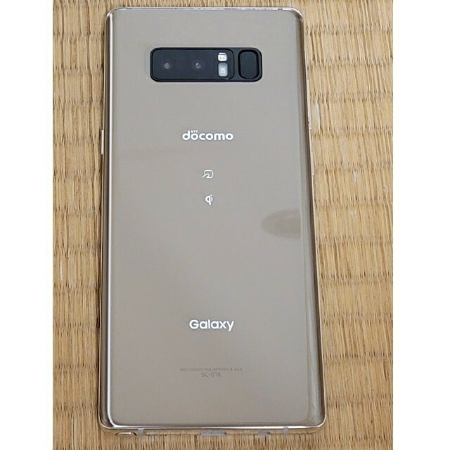 SAMSUNG(サムスン)のGalaxy Note8 ドコモ SIMロック解除済 SC-01K スマホ/家電/カメラのスマートフォン/携帯電話(スマートフォン本体)の商品写真